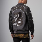 King Cobra Varsity // Black + Grey (S)