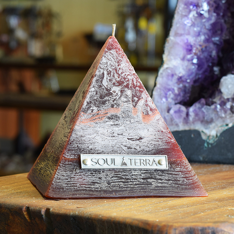 SoulTerra Scented Crystal Pyramid Candles Touch of Modern