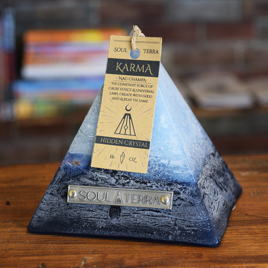 SoulTerra Scented Crystal Pyramid Candles Touch of Modern