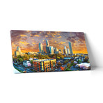 Charlotte // Skyline (16"L x 30"H x 0.75"D)