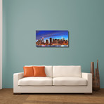 New York // Night Panoramic (16"L x 30"H x 0.75"D)