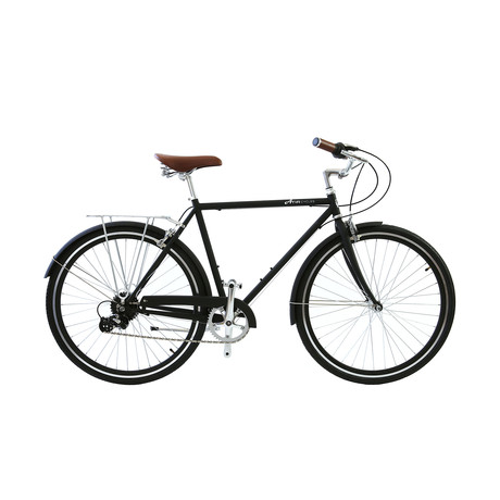 Atir Cycles // 8 Speed City Bike // Matte Black (Small: 50cm)