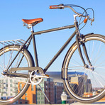 Atir Cycles // 3 Speed City Bike // Matte Black (Small: 50cm)