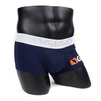 Gigo Underwear // Logo Short Boxer Brief // Blue (S)