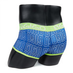 Gigo Underwear // Santiago Short Boxer Brief // Gigo Blue (S)