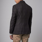 Wool Sport Coat // Charcoal Plaid (US: 38R)
