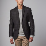 Wool Sport Coat // Charcoal Plaid (US: 46R)
