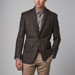 Wool Sport Coat // Brown Plaid (US: 42R)