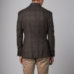 Wool Sport Coat // Brown Plaid (US: 38R)