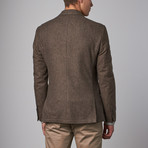 Double Sided Fabric Sport Coat // Sable Tan (US: 40S)