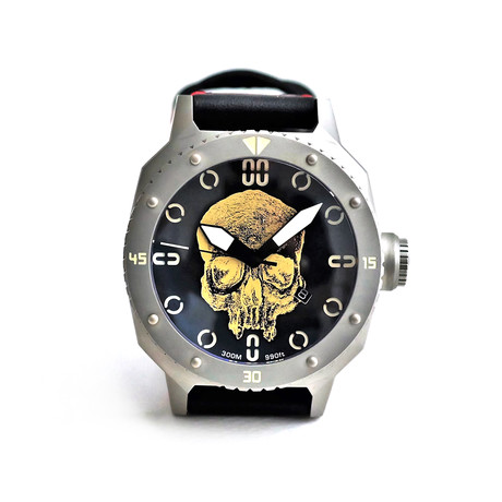 Alessandro Baldieri Magnum M-48 Laser Skull Automatic // AB0061 SS SKULL