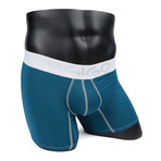 Sergio Long Boxer Brief // Marine Blue (S)