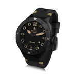 Alessandro Baldieri Magnum M-48 Automatic // AB0061-BKBGD (Black Leather Strap)