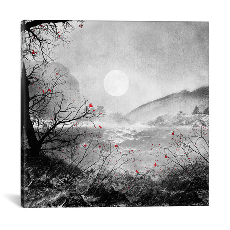 The Red Sounds And Poems, Chapter II (18"W x 18"H x 0.75"D)