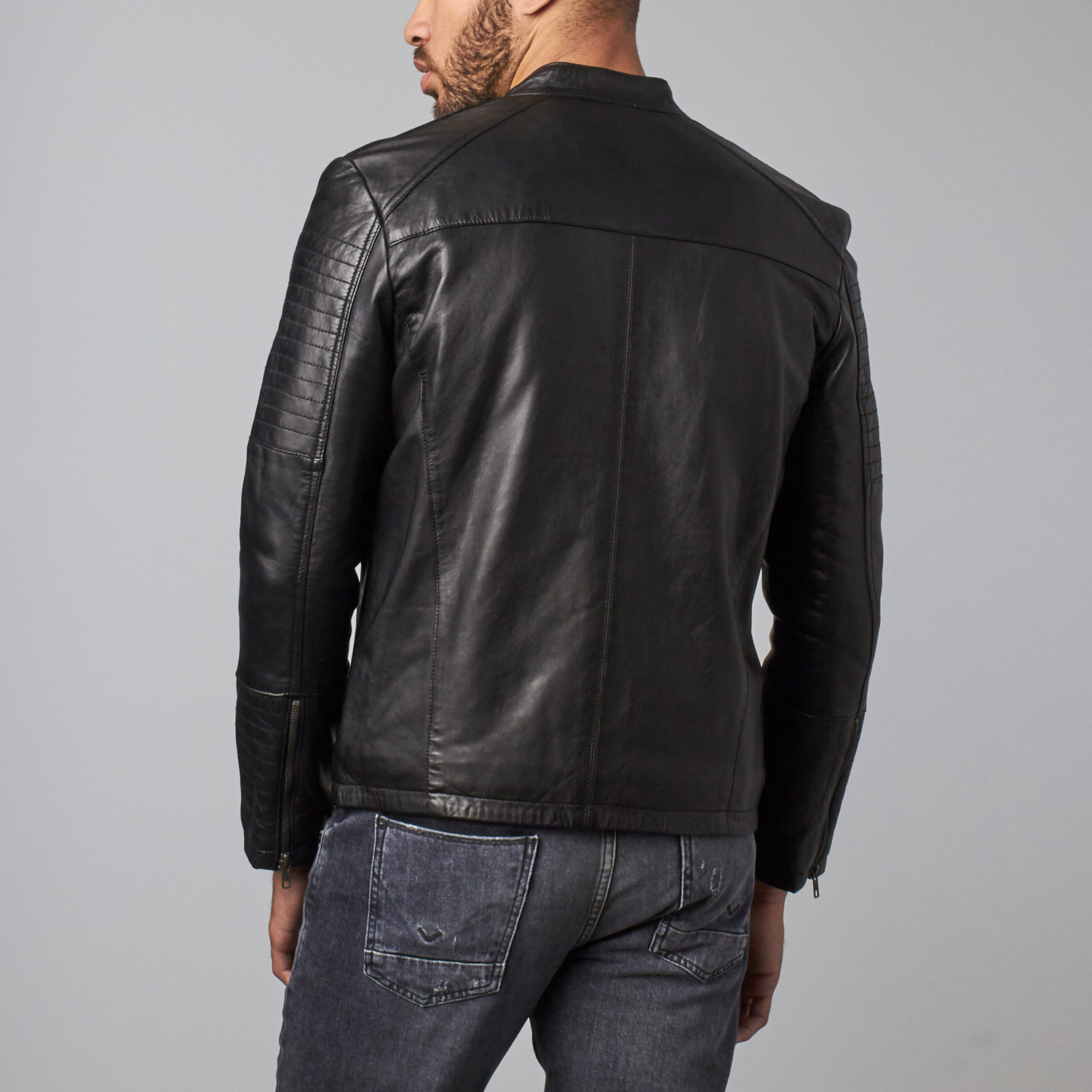 Leather Jacket // Black (XS) - Helium - Touch of Modern