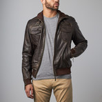 Bomber Jacket // Brown (XS)