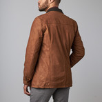 Leather Jacket // Tan (L)