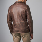 Blazer Jacket // Brown (XL)