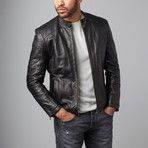 Ken Leather Jacket // Black (XL)