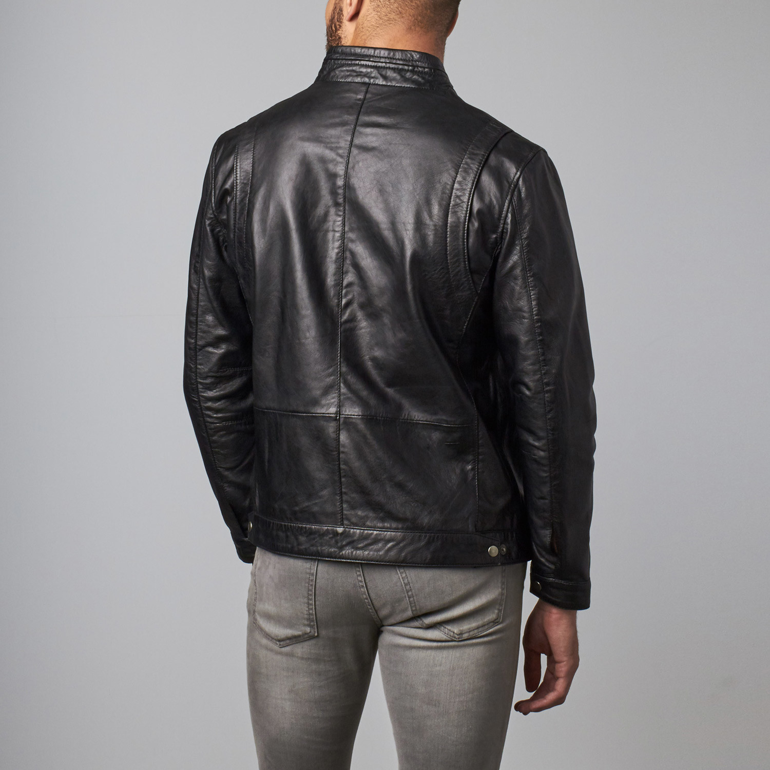 Classic Leather Jacket // Black (XL) - Helium - Touch of Modern