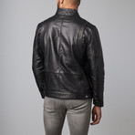 Classic Leather Jacket // Black (L)