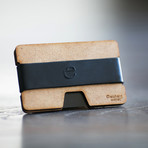 N Wallet // Wood + Key Insert (Red)