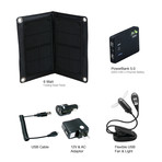 PowerBank Deluxe Solar Charging Kit