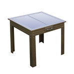 Savana Solar Powered Patio Table (White)
