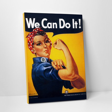 We Can Do It! (20"W x 30"H x 0.75"D)