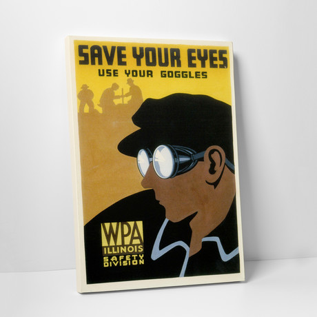 Save Your Eyes (20"W x 30"H x 0.75"D)