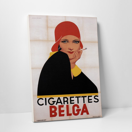 Cigarettes Belga (20"W x 30"H x 0.75"D)