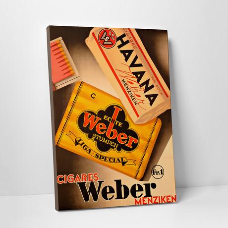 Cigares Weber (20"W x 30"H x 0.75"D)
