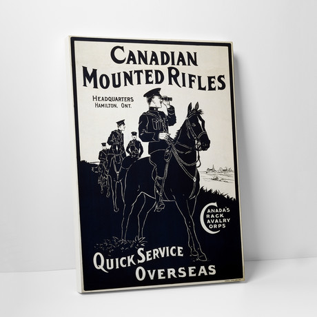 Canadian Mounted Rifles (20"W x 30"H x 0.75"D)