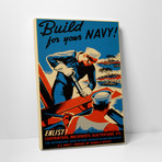 Build For Your Navy (20"W x 30"H x 0.75"D)