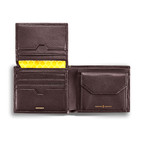 Crossens Leather Passcase Wallet (Black)