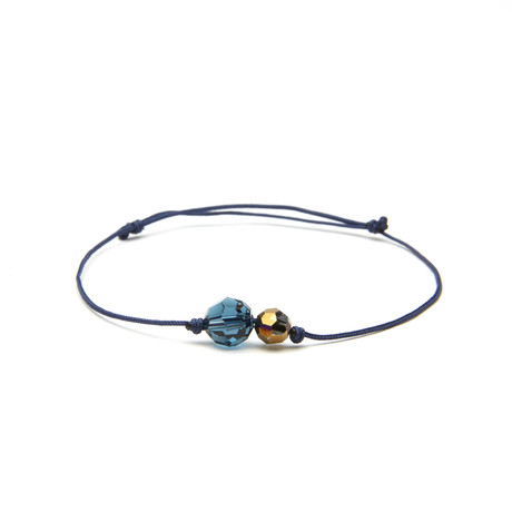 Swarovski Natural Stones // Navy + Mustard