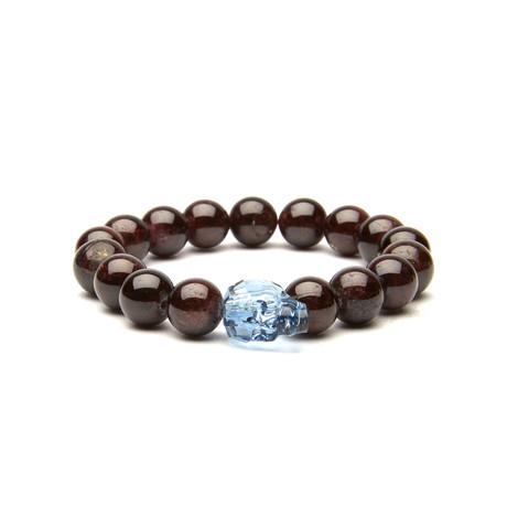 Swarovski Crystal Head // Blue