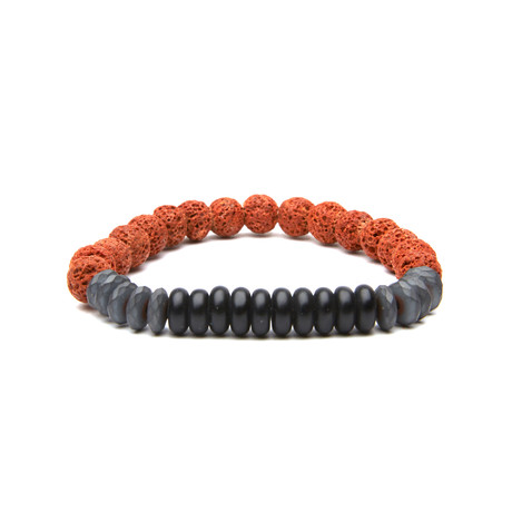 Natural Martian Stone // Reddish + Black