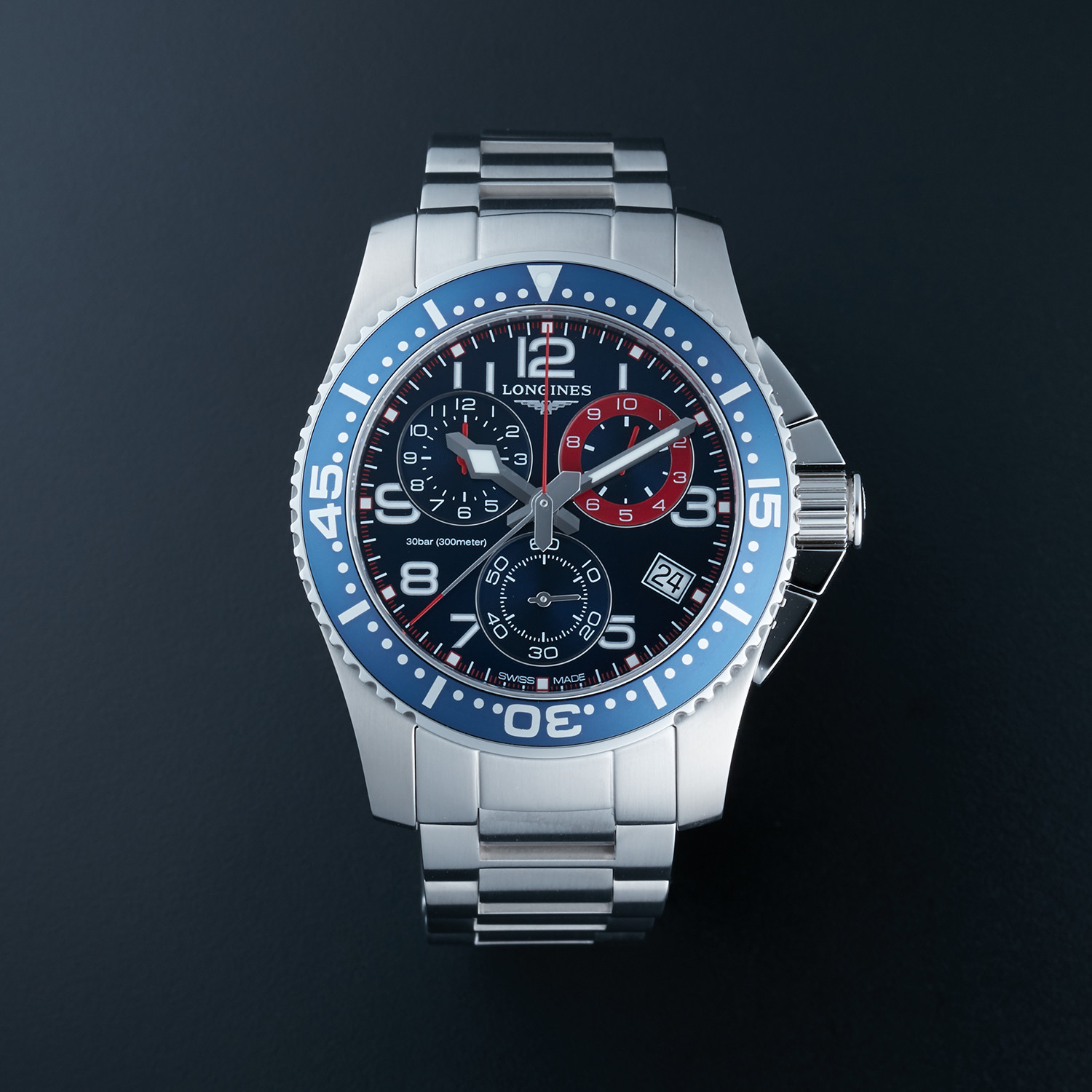 Longines hydroconquest chronograph quartz hot sale