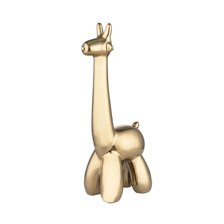 Gold Giraffe Sculpture