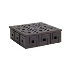 Chocolate Teak Patterson Box