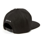 Vote Appliqué Wool Cap // Black