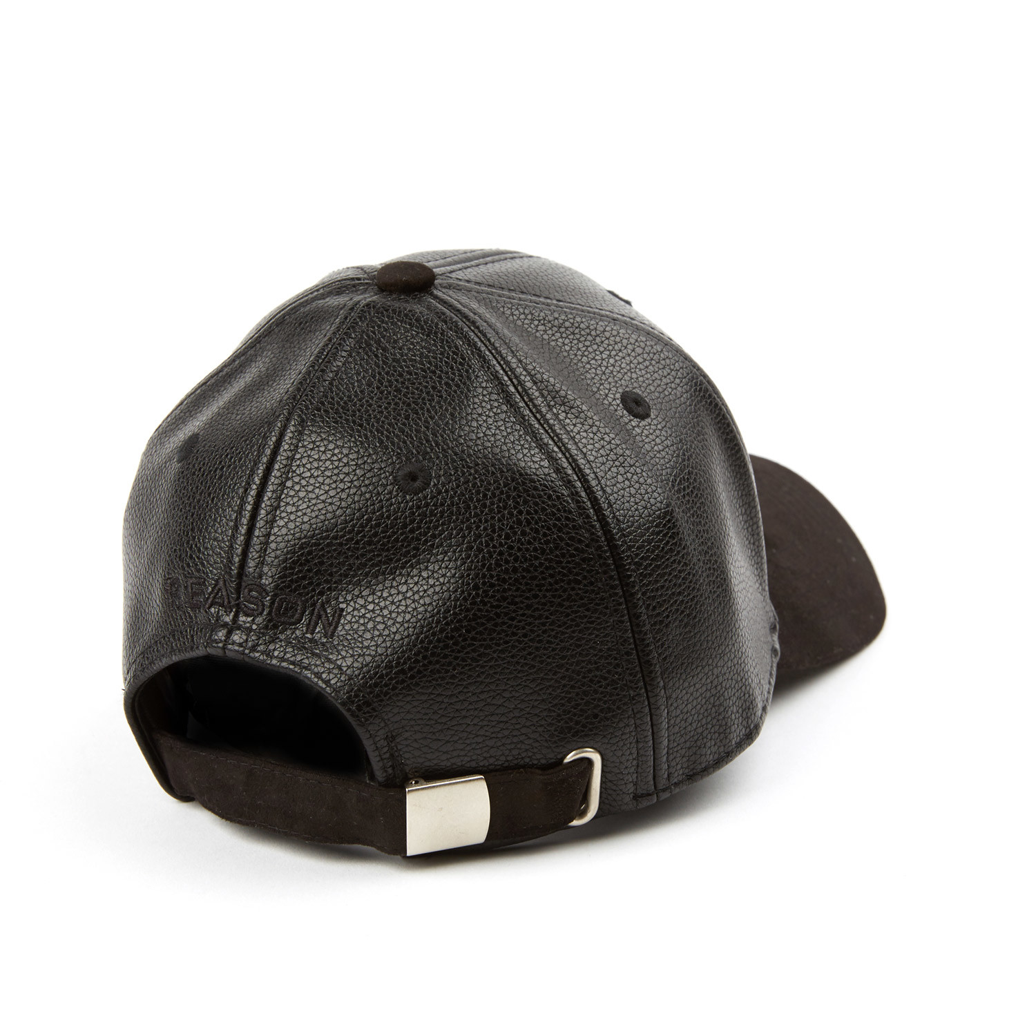 Leather Dad Cap // Black - Reason - Touch of Modern