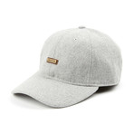 Melton Wool Dad Cap // Grey