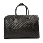 Townline Quilted Duffle Bag // Black