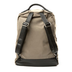 Yorkville Suede Backpack // Grey