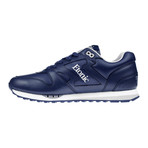 Trans Am Leather // Navy + Silver (US: 7.5)