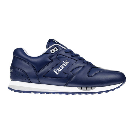 Trans Am Leather // Navy + Silver (US: 8.5)