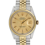 Rolex Datejust Two Tone Automatic // 1601 // 760-A14135F1 // c.1970's // Pre-Owned