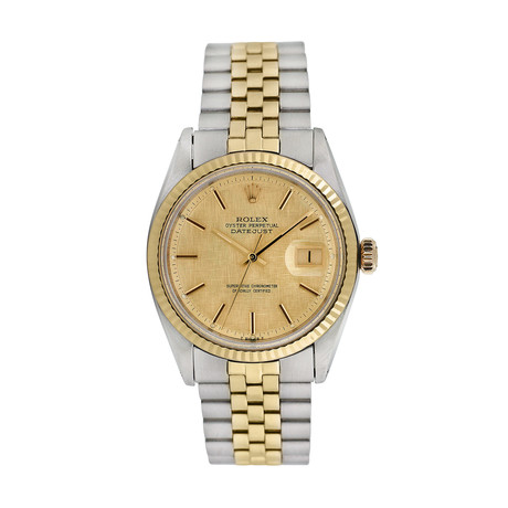 Rolex Datejust Two Tone Automatic // 1601 // 760-A14135F1 // c.1970's // Pre-Owned